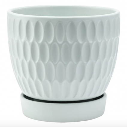 Large Green Honeycomb Planter 6.5"