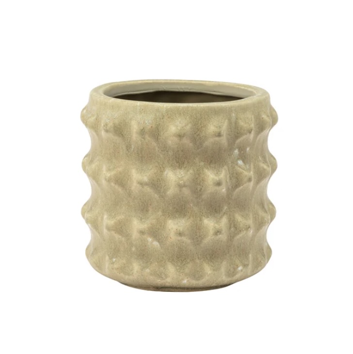 Small Sage Hobnail Planter 4.25"