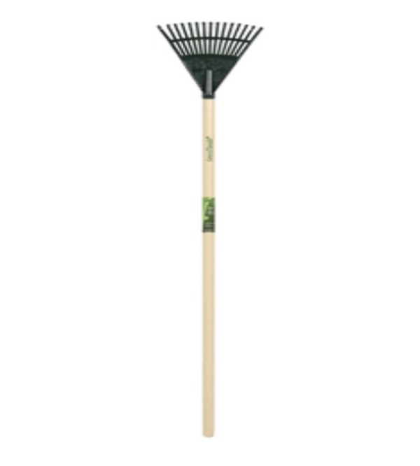 Poly Lawn & Leaf Rake, 8-In. Head   