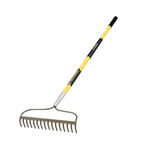 Forged Bow Rake  16 Tine, Fiberglass Handle