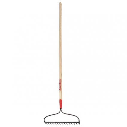 Razor-Back Bow Rake  15 Tine with 60" Wood Handle