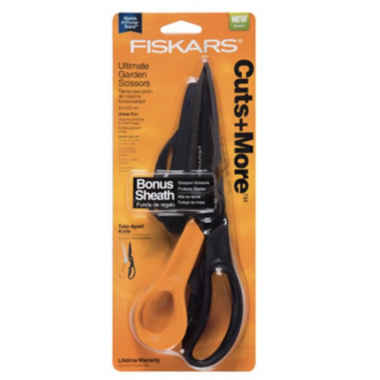 Fiskars Cuts+More 5-in-1 Garden Scissors