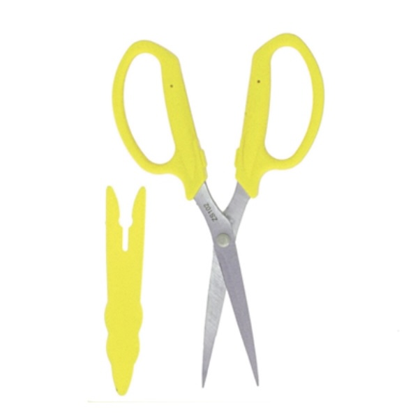 Floral Scissors  Chrome Plated with Safety Cap (7.25")