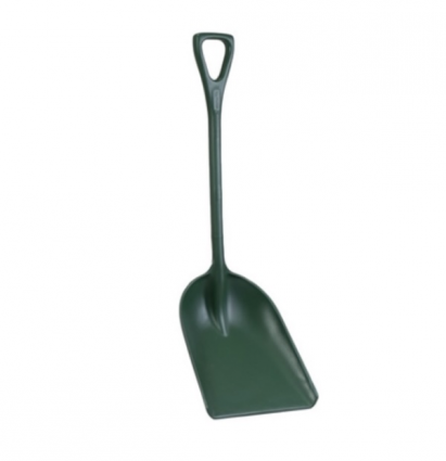 Poly Pro Tools Green Polypropylene Scoop Shovel  14" Blade