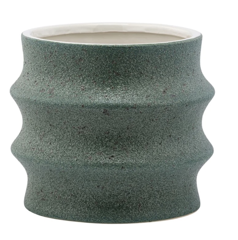 Jade Curved Planter 5.5" X 6"H 