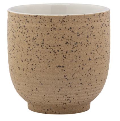 Brown Textured Planter 6.5"