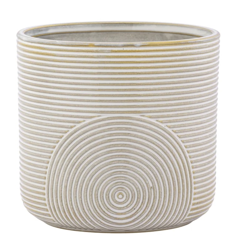 Large Lines/Circle Planter 5.5"