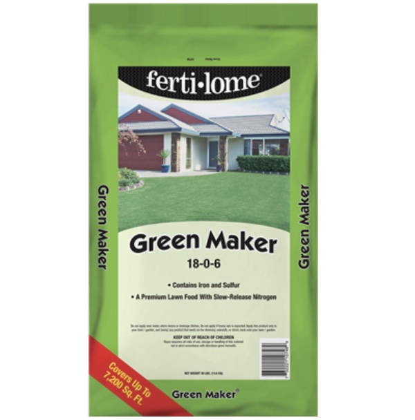 Fertilome Green Maker 18-0-6 - 30 lb