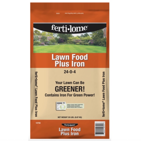 Ferti-lome Lawn Food Plus Iron 24-0-4 (20 lbs)