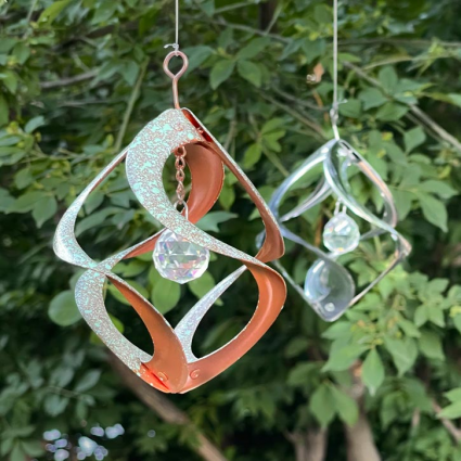 Mini Cosmix Hanging Wind Spinners (Sold Separately) 4"W X6"H 
