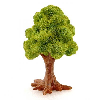 MINI LEAFY TREE W/PICK
