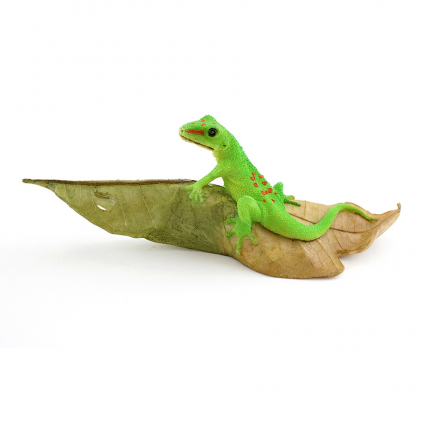 Fairy Garden Day Gecko on Leaf
