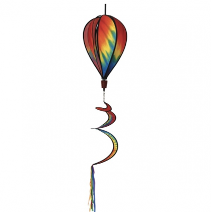 Tie Dye Rainbow Balloon Wind Spinner
