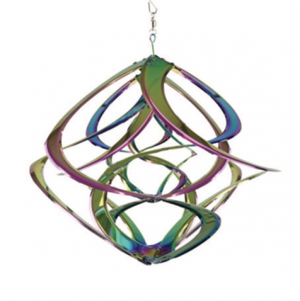 Triple Iridescent Cosmix Wind Spinner