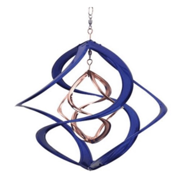 Copper & Blue Cosmix Garden Wind Spinner 