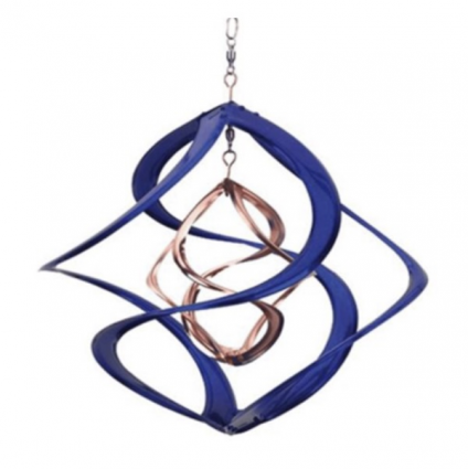 Copper & Blue Cosmix Garden Wind Spinner 
