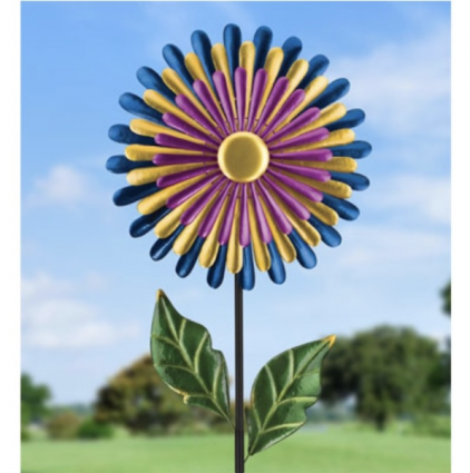 Flower Wind Spinner 24"W X 72"H