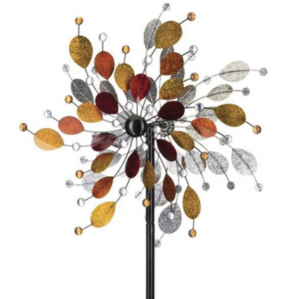 Jewel Metallic Wind Spinner 24"W X 72"H