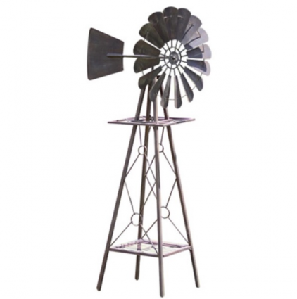Rustic Small Windmill 60"H