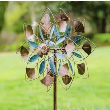 Verdi & Copper Petals Wind Spinner