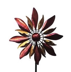 Multi-Color Tall Autumn Wind Spinner