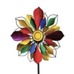 Mardi Gras Wind Spinner 18"W X 60"H