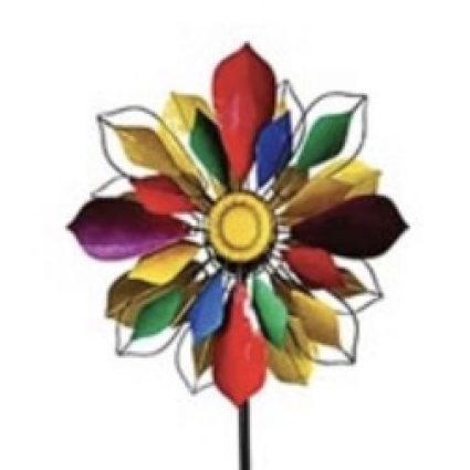 Mardi Gras Wind Spinner 18"W X 60"H