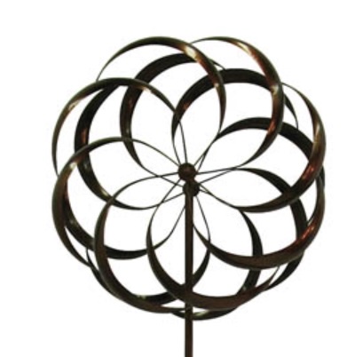 Copper Wind Spinner 24"W X 84"H