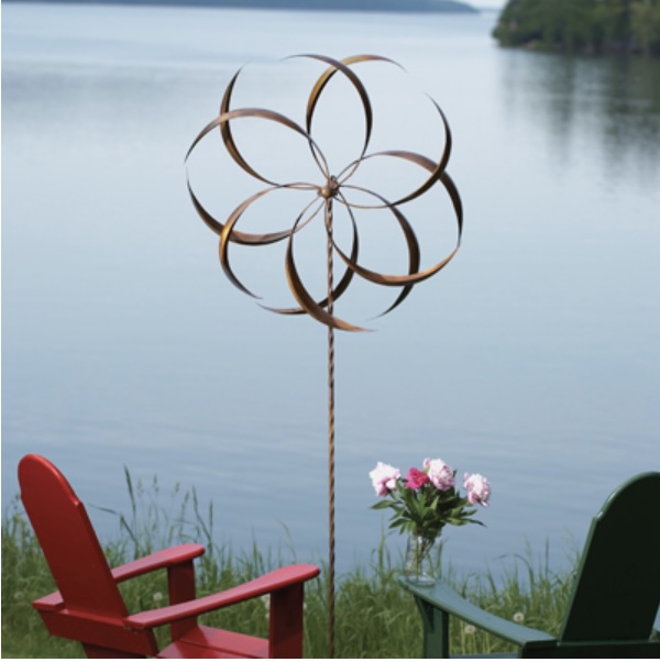 Feather Wind Spinner 32"W X 88"H