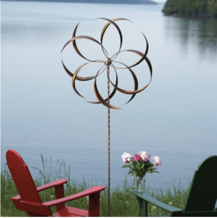 Feather Wind Spinner 32"W X 88"H