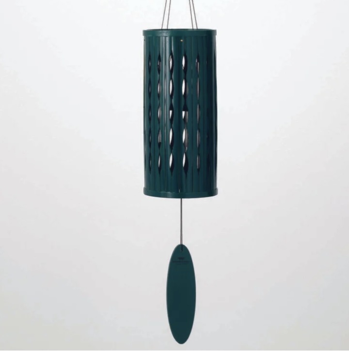 Green Bamboo Aloha Windchime 28"