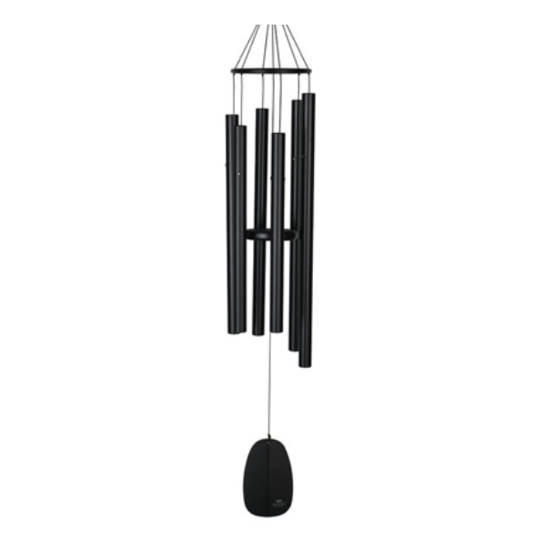 Bells of Paradise Windchime in Black 44"
