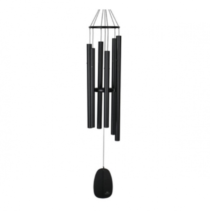 Bells of Paradise Windchime in Black 44"