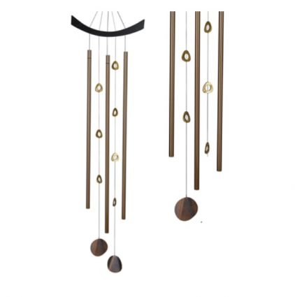 Tiger's Eye Chi Energy Windchime 34"