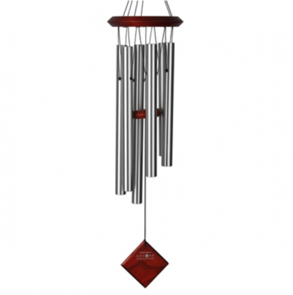 Chimes of Pluto Silver Windchime 27"
