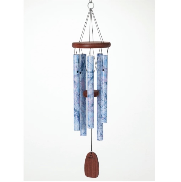 Sky Blue Marble Decor Windchime 