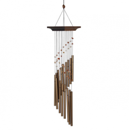 Mystical Spiral Amber Chime Windchime 22"