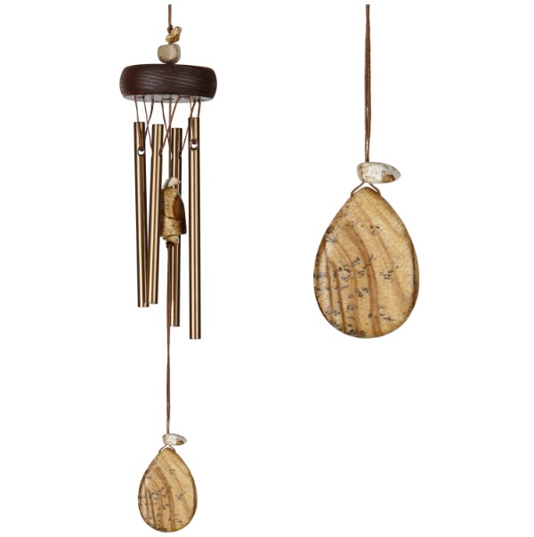 Prarie Jasper Precious Stone Windchime 12"