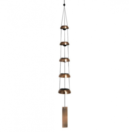 Temple Bells® Quintet Copper Windchime 32"