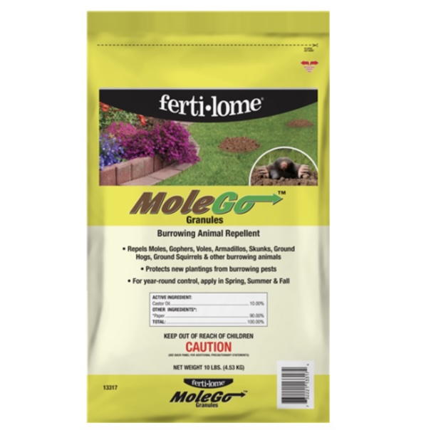 fertilome MoleGo Granules  10 lbs