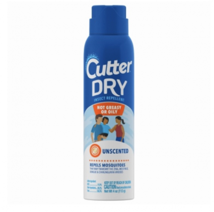 Cutter Dry Mosquito Repellent  4 oz. Aerosol