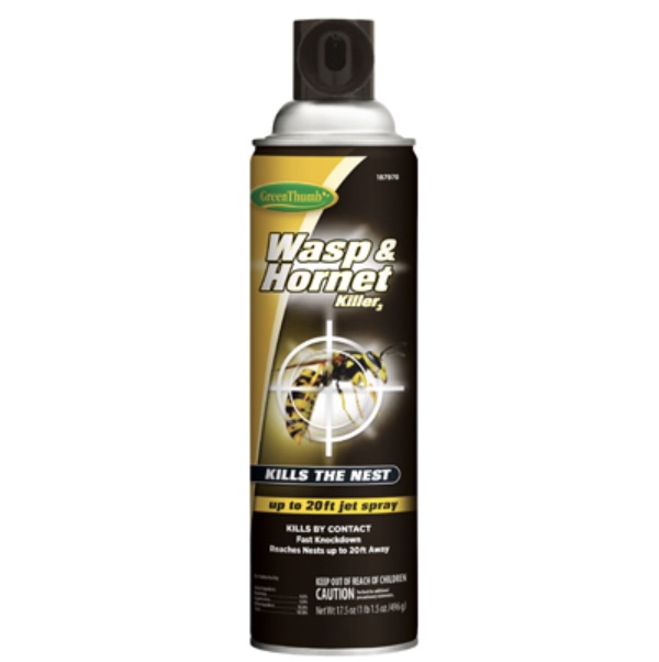 Green Thumb Wasp & Hornet Killer  17.5 oz Aerosol