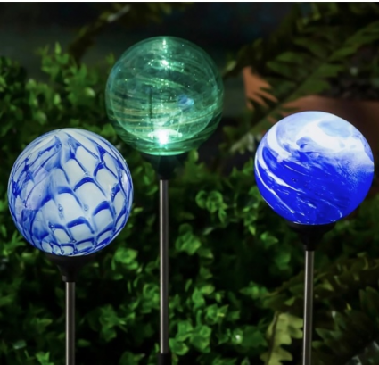 Solar Glass Garden Stakes (sold separately)