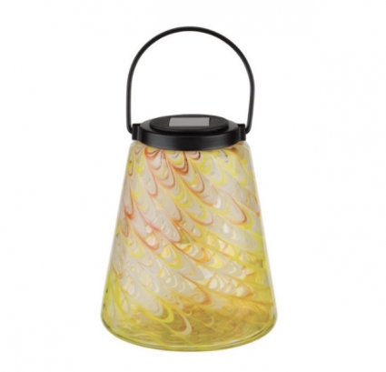 Solar Murano Amber Lantern