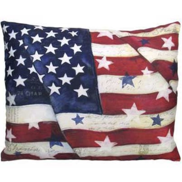 American Flag Decorative Pillow