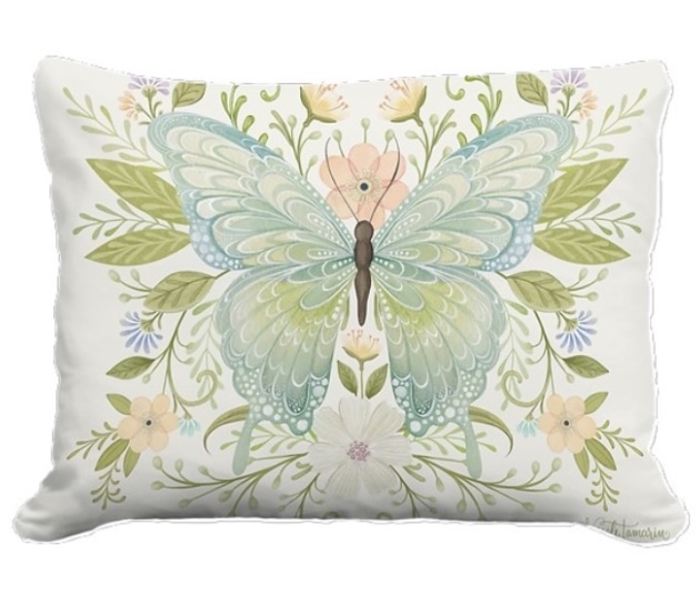 Whimsy Butterfly Pillow