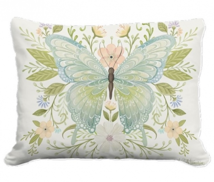 Whimsy Butterfly Pillow