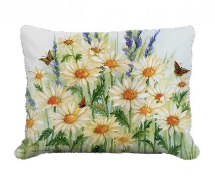 Daisies Field Decorative Pillow