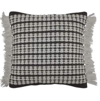 Bergen Square Black & White Pillow