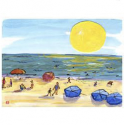 Beach Vacation Pillow
